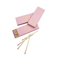 Boîtes d'allumettes personnalisées écologiques, boîtes cadeaux personnalisées, allumettes longues en bois de sécurité pour mariage, bougie