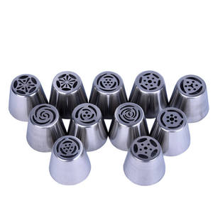 Herramientas de Decoración de Pasteles para Cocina H207 al por Mayor, Incluye Convertidor de Tamaño Grande, Acero Inoxidable 304, Herramienta Rusa de Una Pieza para Hacer Flores - Product Image 2