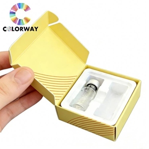 Boîte d'emballage personnalisée pour flacons de peptides multi-doses (2 flacons) avec fenêtre et insert en plastique pour usage en laboratoire - Product Image 2