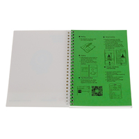 Mini carnet à spirales imperméable effaçable à la pierre A5 Rocket Book Core Carnet intelligent réutilisable