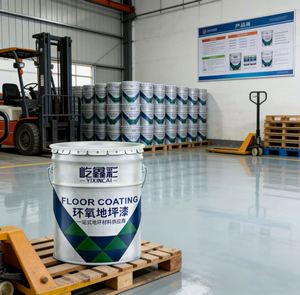 YIXINCAI Low-Odor Eco-Friendly Epoxy Floor Coating, Ideal for Commercial Building & Reception Area Concrete Renovation - Product Image 5