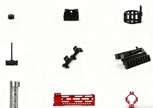 Prezzo di fabbrica parti di accessori personalizzati di alta precisione pezzi di ricambio <span class=keywords><strong>CNC</strong></span> fabbricazione di parti di fresatura pistola <span class=keywords><strong>CNC</strong></span> - Product Image 6