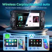 Reproductor de DVD con Pantalla de Radio de 7 Pulgadas, Carga Rápida para GMC Yukon, Pantalla Táctil IPS, Android Auto Inalámbrico, 2GB+64GB, Navegación 4G, Carplay