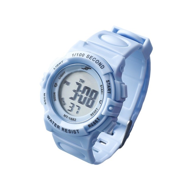 2026 Hot-Selling Fashion Preppy Style Electronic Multi-Function Round Digital LED Watch Children Students Kids Unisex Outdoor