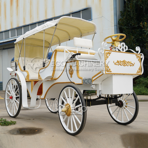 Nouvelle calèche électrique de mariage pour le tourisme, chariot de chevaux à vendre - Product Image 5