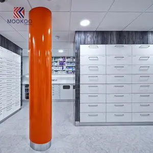 Nuevo diseño de alta calidad farmacia del gabinete de exhibición con cajón sistema de almacenamiento