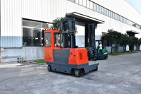 Chariot élévateur électrique 3t 5t à rotation 360°, chariot élévateur multidirectionnel avec longue portée de levage 6m 8m