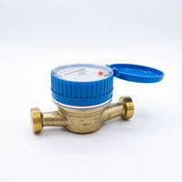 OEM/ODM Brass Mechanical Single Jet Hot/Cold Water Flow Meter for Domestic Home Use