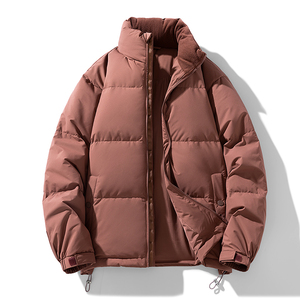 Vestes de style mode 2026, couleur unie, légères, à fermeture éclair intégrale, manteaux chauds d'hiver, vestes de randonnée d'extérieur avec col en fourrure - Product Image 3