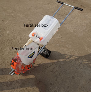 Semoir agricole à double 5 buses à pousser à la main pour l'ensemencement + la fertilisation de l'arachide et du maïs - Product Image 6