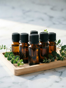 Materias Primas Cosméticas, Botellas de Vidrio Ámbar con Tapas Negras para Aceite Esencial de Rosas, para Uso en el Cuidado de la Piel - Product Image 2