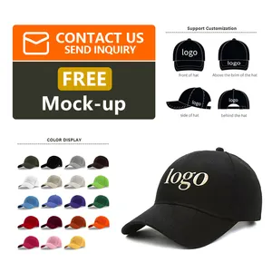 Custom Blank Sports Caps Manufacturer Promotional 6 Panel Hats Customized Baseball Cap For Man
