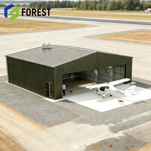 Hangar de Aviones con Estructura Metálica de Acero, Aislado, para Logística de Aviación, Fabricado en China, con Servicio de Diseño - Product Image 1