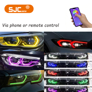 Module LED DRL SJC RGB pour Phares BMW F40 F30 F10 F22 <span class=keywords><strong>F80</strong></span> G20 G30 G08 G22 X5 X6 G20 M3 <span class=keywords><strong>M5</strong></span> Jaune Rouge Vert Bleu Ambre - Product Image 1
