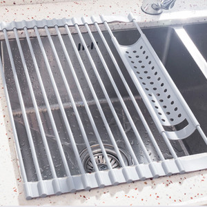 Sopra il lavello scolapiatti scolapiatti da <span class=keywords><strong>cucina</strong></span> scolapiatti arrotolabile per utensili - Product Image 3