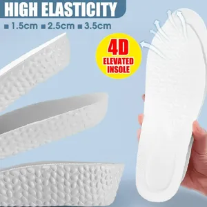 Plantillas Deportivas EVA de Alta Elasticidad con Espuma Viscoelástica para Aumentar la Altura (1.5-3.5 cm), Plantillas para el Talón con Absorción de Impactos que te Hacen Más Alto - Product Image 1