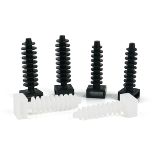 Supports d'<span class=keywords><strong>attache</strong></span> de câble en plastique pour prise <span class=keywords><strong>murale</strong></span> en nylon à trou de 8 à 9mm - Product Image 2