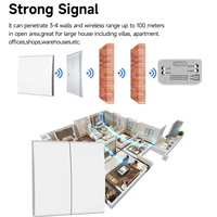 Kit Saklar Nirkabel Penerima Relay Mini RF433MHz 10A Bertenaga Sendiri Kustom OEM