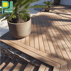 <span class=keywords><strong>Planche</strong></span> de terrasse extérieure en WPC moderne, résistante à la pression et aux chocs, écologique, durée de vie de 25 ans - Product Image 2