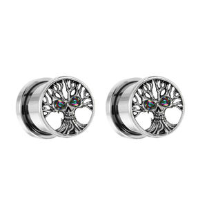 Echte Spirale Golden <span class=keywords><strong>Star</strong></span> Ohrring lehre 316L Edelstahl Ohrring Taper Piercing Ohr stecker - Product Image 2