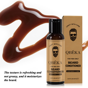 Après-shampoing hydratant pour <span class=keywords><strong>barbe</strong></span> QBEKA pour hommes avec huile d'argan, adoucissant et fortifiant pour <span class=keywords><strong>barbe</strong></span>, après-shampoing naturel pour <span class=keywords><strong>barbe</strong></span> - Product Image 3
