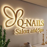 Letras LED, Letrero LED para Exteriores, Letrero Personalizado para Tienda, Letrero Exterior para Logotipos de Empresas, Letreros de Recepción, Letreros Comerciales Retroiluminados de Metal para Salón
