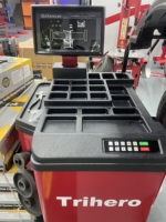 Équilibreuse de roues pour camions lourds Trihero TH-CB1200, jantes de 13 à 24 pouces, charge maximale 150 kg, moteur 500 W, pour la réparation de véhicules commerciaux