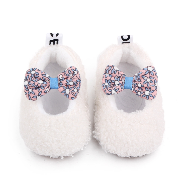 New Baby Boy Girl Shoes Winter Warm Cotton Newborn infant walking footwear