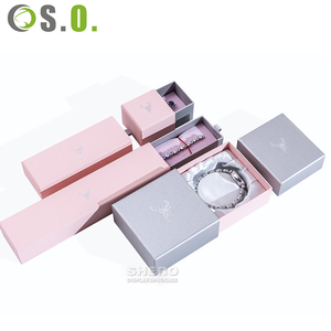 Premium Multi-size <b>Slide</b> Drawer Cardboard Jewelry Box Custom Ribbon Pull Tab Paper Packaging Box For Necklace - Product Image 3