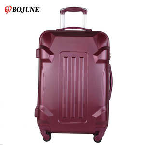 <strong>Lightest</strong> ABS Iron Trolley Bag Combination Lock Classic Style Eco-Friendly Unisex Travel <strong>Suitcase</strong> 210D Polyester Lining Fixed - Product Image 3