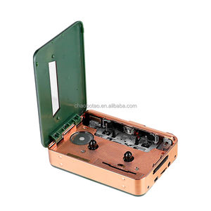 Lecteur de <span class=keywords><strong>cassette</strong></span> stéréo vert OEM d'usine, enregistreur de bande, baladeur, haut-parleur intégré avec prise casque 3,5 mm - Product Image 6