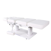 Table de massage électrique moderne à 4 moteurs, table de bien-être électrique pour salon, éponge haute densité, capacité de charge de 200 kg