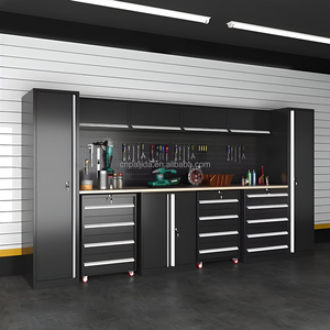 Banc de travail métallique personnalisé et économique pour <span class=keywords><strong>atelier</strong></span> avec tiroirs, pour garage de réparation automobile, armoire à outils, module de poste de travail - Product Image 5