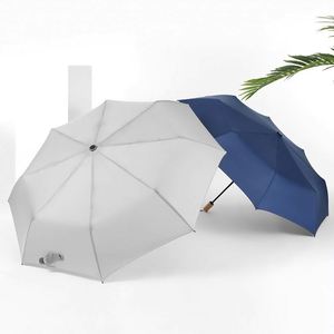 Promoción: Paraguas de Lujo Plegable Impermeable de 105 cm con Mango de Madera, Diseño Automático, Económico, al por Mayor, Ideal para Regalo - Product Image 1