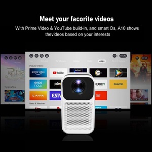 HD 720P Máy Chiếu Thông Minh Nhỏ Ký Túc Xá Mới Đóng Máy Quang Học 2GB LCD LED Điện Thoại Di Động Màn Hình Chiếu Phòng Ngủ Pin - Product Image 2