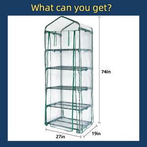 Couverture de <span class=keywords><strong>serre</strong></span> en PVC transparent à 5 couches, adaptée aux plantes horticoles, antigel et coupe-vent - Product Image 2