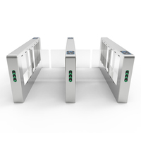Barrière pivotante de contrôle d'accès avec code QR, carte RFID, reconnaissance faciale, BRT, pour immeubles de bureaux, gymnases, OEM, ODM, garantie 1 an
