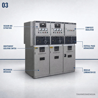 Appareillage de commutation haute tension encastré en métal XGN15A-12, type fixe en armoire, distribution d'énergie, utilisation intérieure, indice de protection IP4X, 12 kV