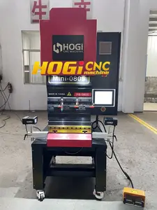 HOGI mesin rem tekan cnc mini desain baru mesin tekuk kecil tipe servo listrik penuh