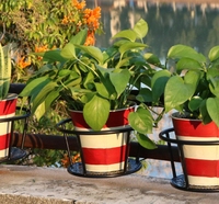 Meilleures ventes : Support de treillis métallique personnalisé pour jardinières suspendues, paniers et pots de fleurs