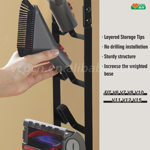 Support de <span class=keywords><strong>rangement</strong></span> stable en métal sans perçage pour aspirateurs <span class=keywords><strong>Dyson</strong></span> <span class=keywords><strong>V15</strong></span> V12 V11 V10 V8 V7 V6 – Accessoire - Product Image 2