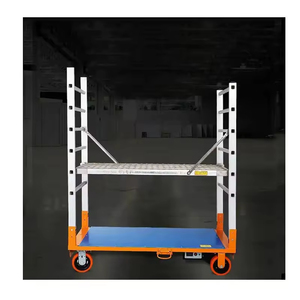 Bella 200kg 1.5m Mini Elevador de Tijera Eléctrico Autopropulsado de Aluminio, Andamio Elevador <span class=keywords><strong>Plegable</strong></span>, Escalera, <span class=keywords><strong>Mesa</strong></span> de Batería, Tamaño 1.5x0.7m - Product Image 1