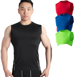 Camiseta Deportiva sin Mangas para Hombre, 180 GSM, Tejido Personalizado, Secado Rápido, Ligera, Transpirable, Elástica, para Gimnasio y Entrenamiento - Product Image 1