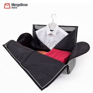 Free Sample Best <b>travel</b> Double use weekend <b>garment</b> Suit duffle <b>bag</b> suitcase combination RPET - Product Image 4