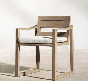 Nuovo disegno del giardino <span class=keywords><strong>esterno</strong></span> handcrafted robusta di lusso teak tavola rotonda set di 4 posti mobili in legno - Product Image 5