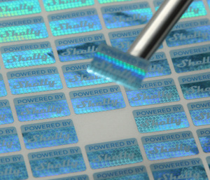 Tùy chỉnh chống hàng giả mã <span class=keywords><strong>QR</strong></span> in ấn dán Holographic trong suốt Laser labelsminimum số lượng đặt hàng UV Vinyl - Product Image 4