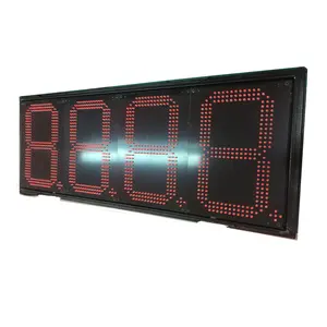 Led Gas Price Sign Display 18 Inch White Color Digital Numbers Module 7 Segment LED Display For Oil Price LED Signs LED Gas Price