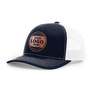 6 сетчатых кожаных колпачков с логотипом на заказ Richardson 112, шляпы для дальнобойщика, персонализированные колпачки для Дальнобойщика - Product Image 1