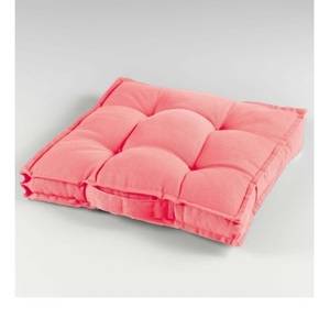 100 % Cotton & Linen Fabric <b>Floor</b> Cushion High Quality Thick Soft <b>Square</b> Ground Tufted Seat Amazing Modern Stylish Comfortable - Product Image 5