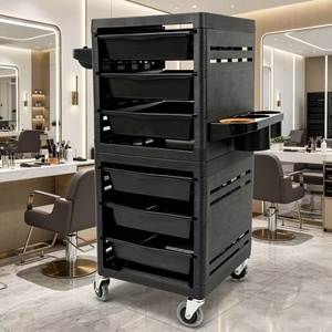 Nouvel équipement de salon de coiffure moderne, chariot à quatre roues pour coiffeur - Product Image 6
